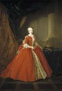 Louis de Silvestre Portrait of the Princess Maria Amalia of Saxony in Polish costume. oil painting